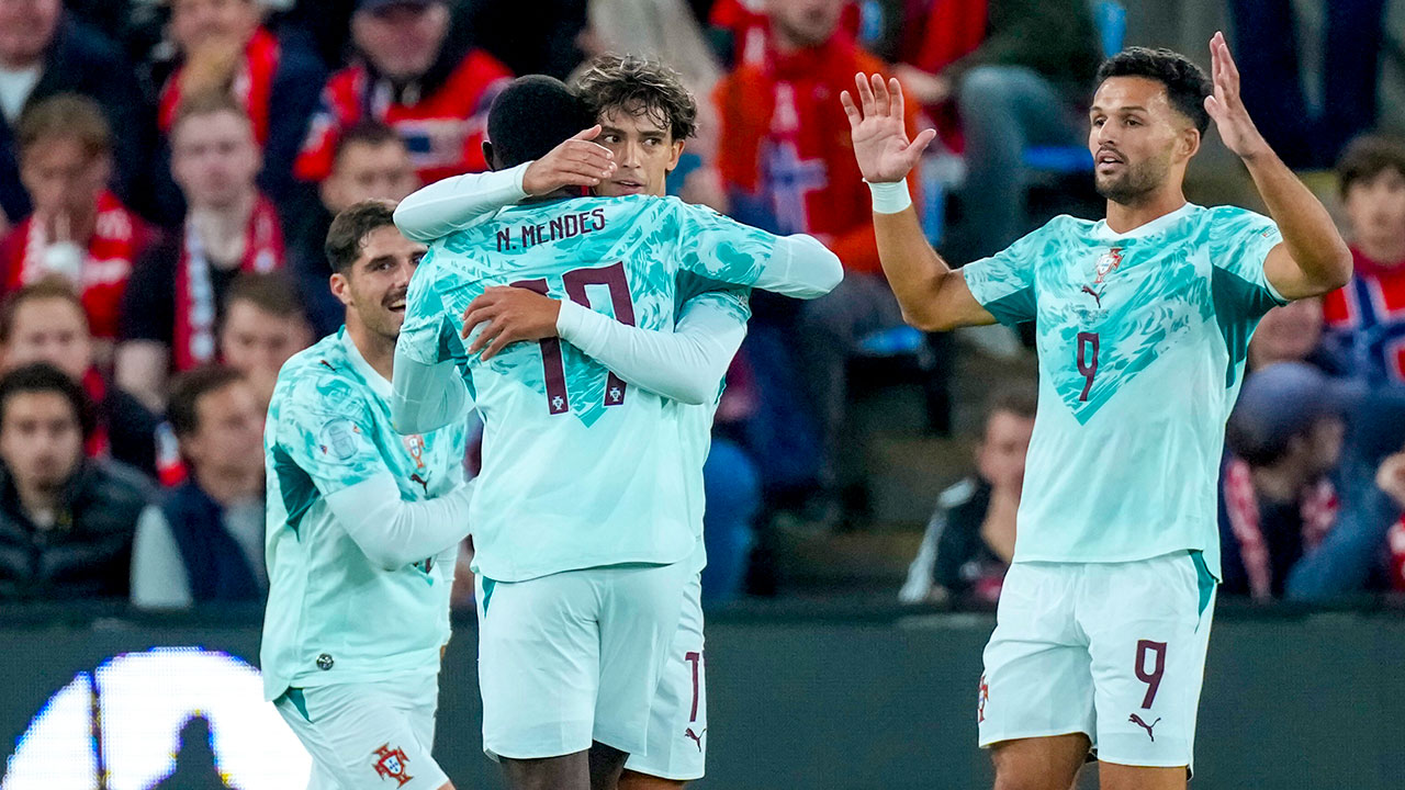 Liga das Nações: Portugal vence na Noruega e assume a liderança